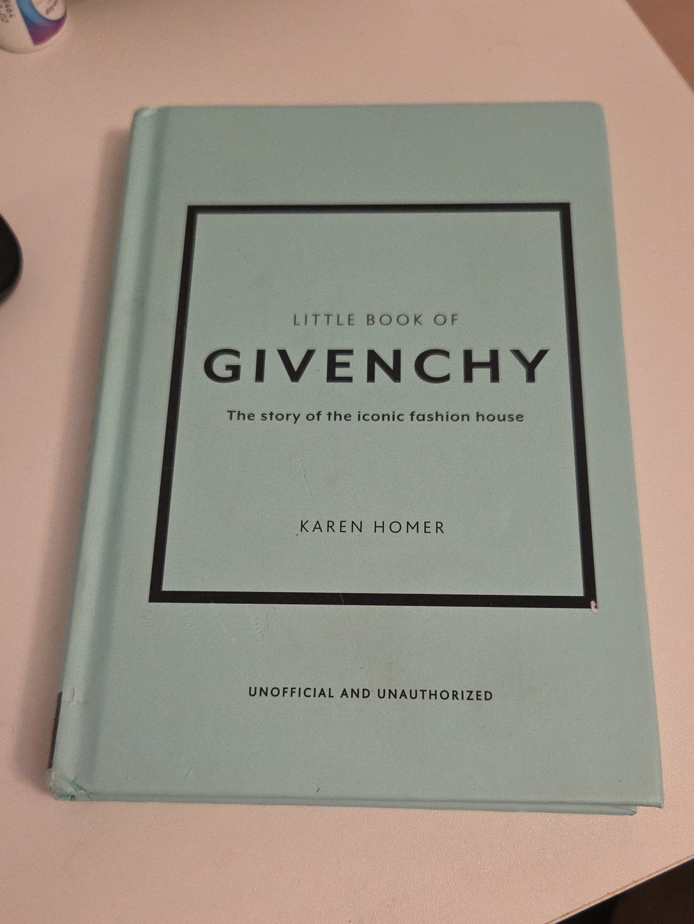 Givenchy Hardcover Book in Light Teal